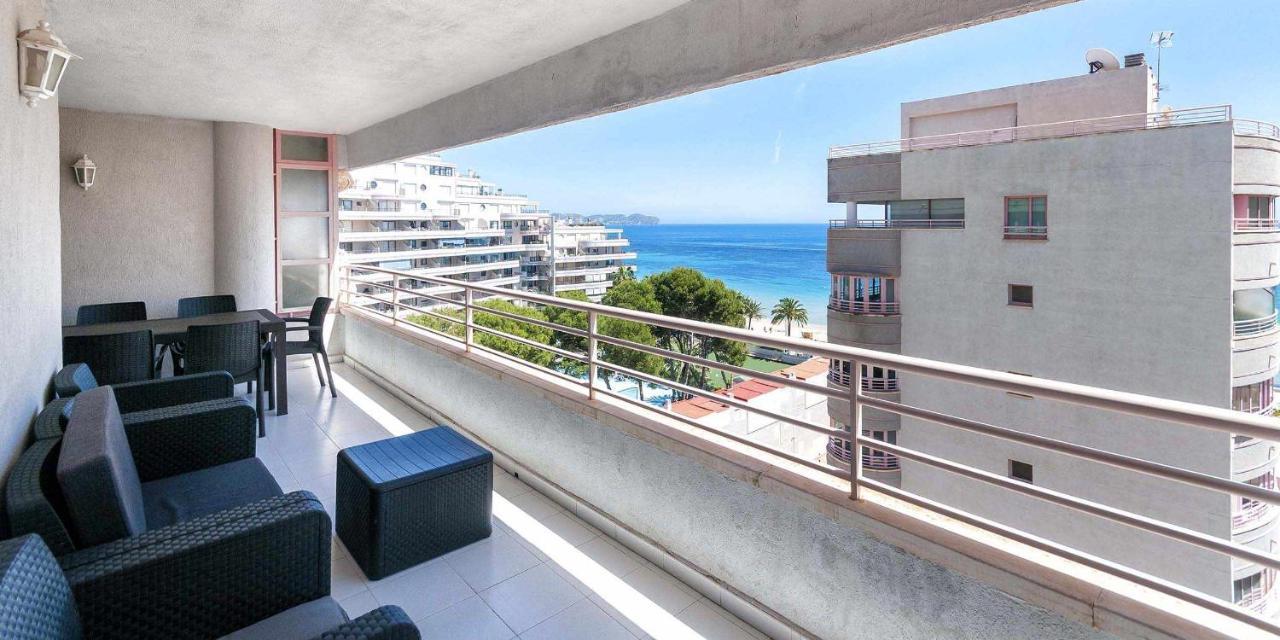 Moderno apartamento 3 habitaciones 1 linea playa y garaje Calpe Exterior foto